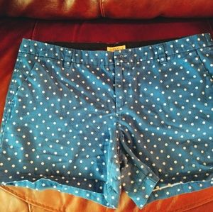 Merona shorts Blue with White Polka Dot